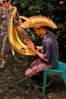 A unique cylindrical Harp