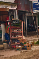 You can tell the octane by the color