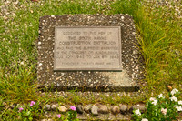 By the flagpole outside the terminal is this plaque to the Sea Bee's
