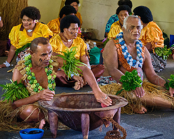 Kava Ceremony in Viseisei