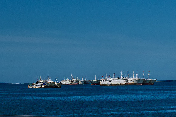 A Small Part of the Chinese Fishing Fleet
