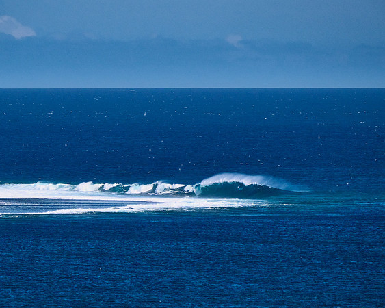 Ocean Swells crash over the reef