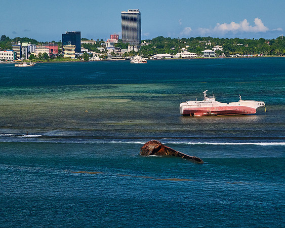 The Wreck of the Le Samourai from the Sea