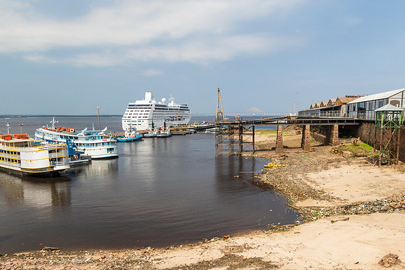 Manaus Floating Docks in the Dry Season