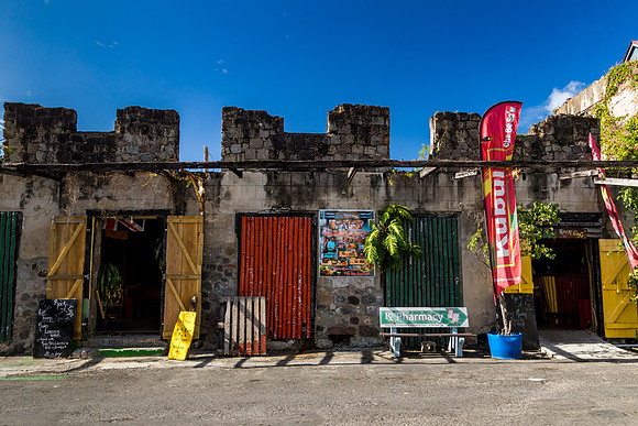 Warehouse turned club, Roseau, Dominica