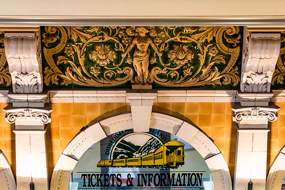 Royal Doulton Tile Work, Dunedin Train Station, NZ