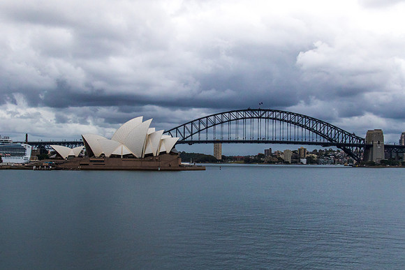 Sydney Opera House and Harbor Bridge