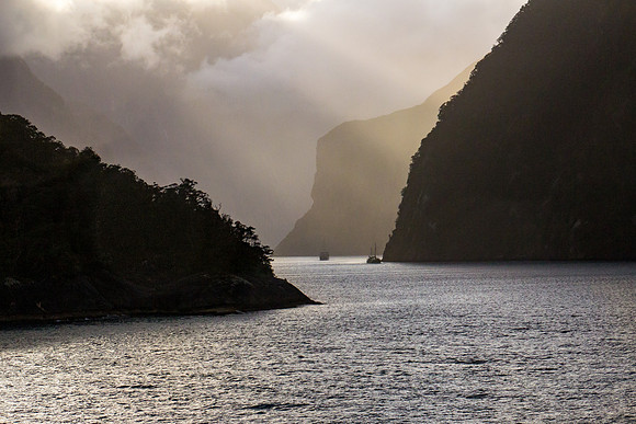Emerging from the Dark, Milford Sound, NZ