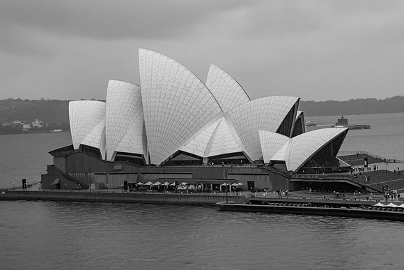 Sydney Opera House - B&W