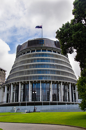 "The Bee Hive," Wellington, NZ