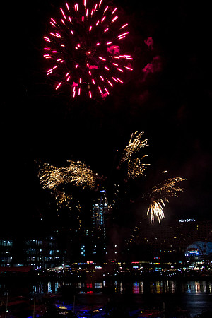 Fireworks over Darling Harbor