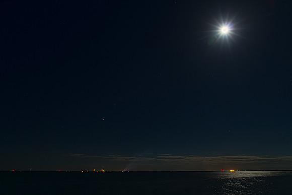 A perfect evening for a launch