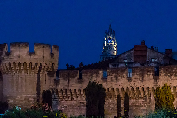 Avginon Ramparts by Night