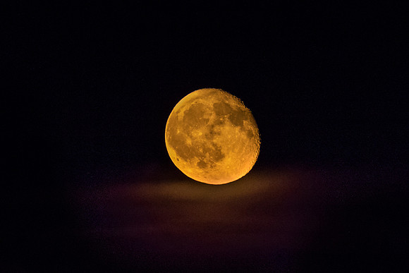 Moon over mist