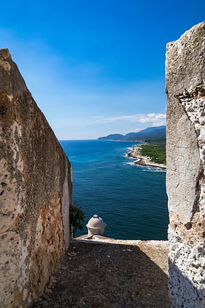 Caribbean Sea from Morro Castle, Santiago de Cuba