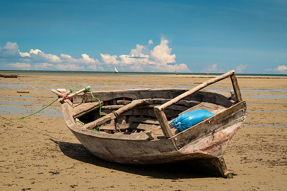 Indian Ocean Beach, Bagamoyo, Tanzania