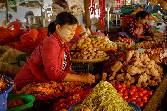 Potato Seller, Bagan, Myanmar