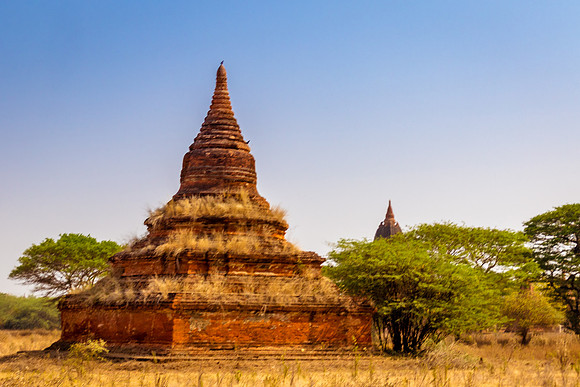 Un-restored Stupa, Bagan, Myanmar