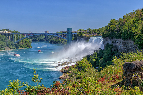 Rainbow Bridge and American Falls