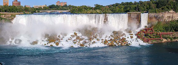 American and Bridal Veil Panorama