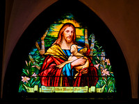 Tiffeny Stained Glass, St. Savior's Church, Bar Harbor