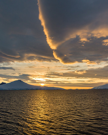 Sunset Over the Neumayer Channel