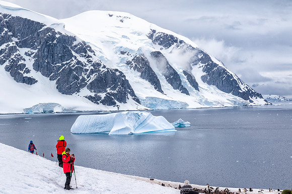 Jane takes Gentoo photos on Danco Island