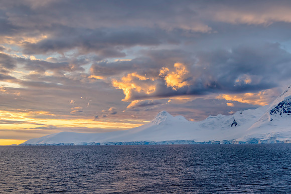Sunset Over the Neumayer Channel