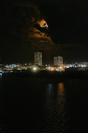 Moon over San Juan