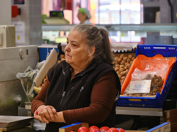 Stoic Fishmonger, Setubal, Portugal