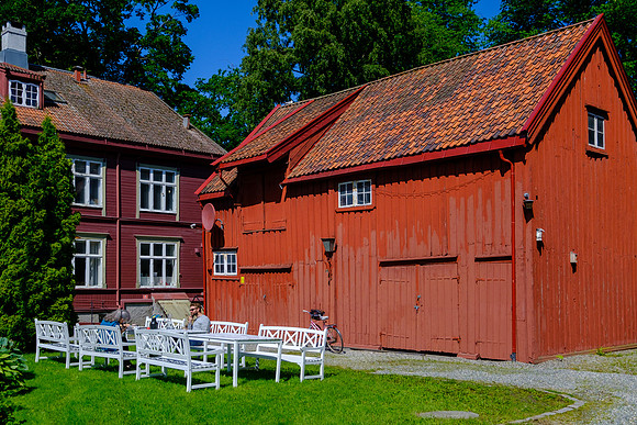 Lunch on the Lawn, Trondheim, Norway.