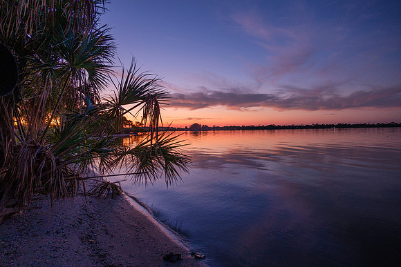 Sunset over Mosquito Lagoon